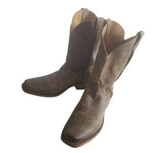 Justin Men's Ryder Distressed Brown Western Rodeo Boots Sz 12 D